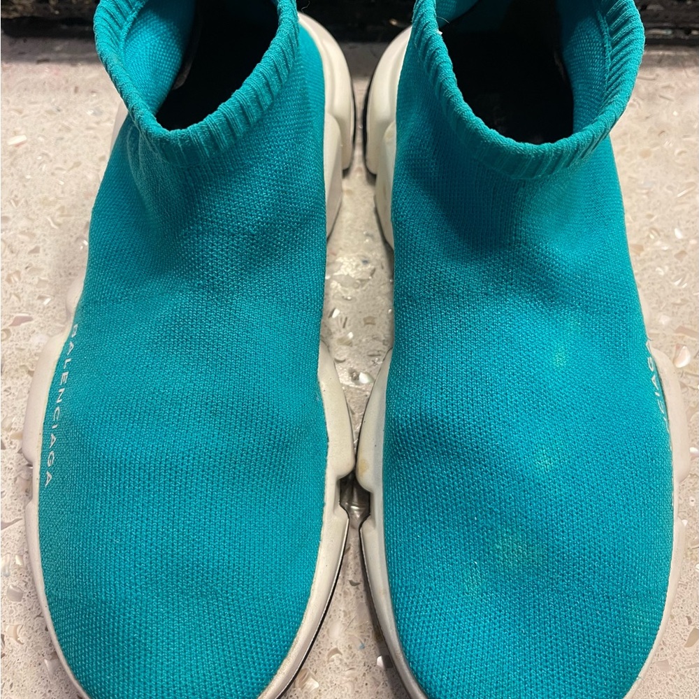 Balenciaga Speed Trainer Blue 37 - Picture 7 of 9